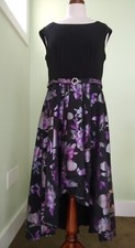 R  M Richards Cocktail Party Dress Sz 12 NWT High Low. MSRP 75 Beautiful    