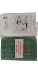 Vintage Singer BRK Elektromotoren Anleitung & Singer Rüsche Anleitung