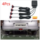 4PCS Car Accessories Parking Sensor Reverse Backup Radar System Rainproof Kit