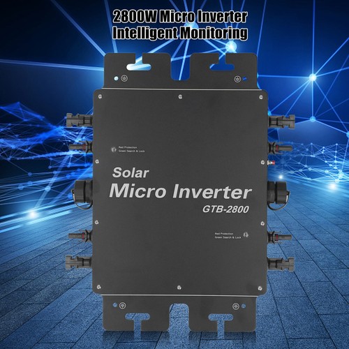 2800 W Solar Netz Bindewechselrichter MPPT Micro Wechselrichter mit WLAN-Steuerung IP65 230 V MT8 - Bild 3 von 22