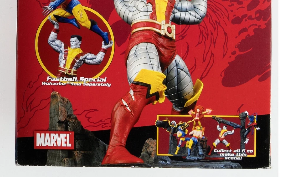 MARVEL COLOSSUS DARK PHOENIX SAGA статуэтка X-MEN MIB диорама циклоп гамбит шторм! - Изображение 3 из 4