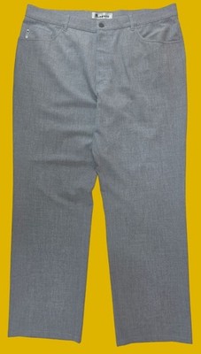 Alberto Mens 5-Pocket Straight-Leg Golf Pants 36x32