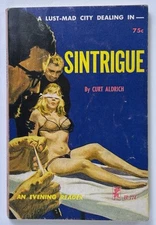 SINTRIGUE Curt Aldrich (Evening Reader, 1965) Greenleaf BONFILS Sleaze GGA RARE