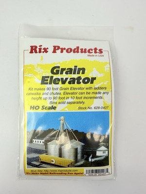 NIP Rix Products Grain Elevator Building Kit 628-0407 HO Scale New in Package