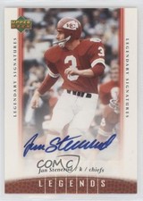 2006 UD Legends Legendary Signatures Jan Stenerud #40 Auto HOF i2k