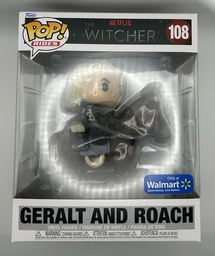 FUNKO POP ! GERALT AND ROACH #108 WALMART EXCLUSIVE NETFLIX THE WITCHER