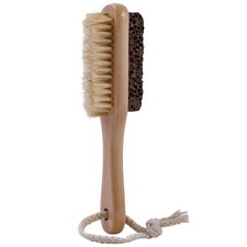 Foot Brush Natural Lava Pumice Stone for Feet Scrub Callus Remover Brown