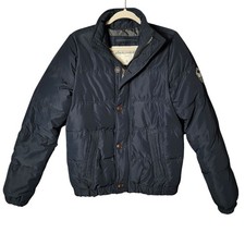 Abercrombie Kids Boys Blue Down Filled Puffer Jacket XL Preppy Winter