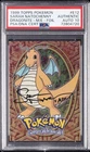 1999 TOPPS POKEMON THE MOVIE EDT FOIL #E12 DRAGONITE #149 PSA AUTHENTIC AUTO 10