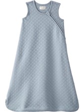 Baby Wearable Blanket made with Organic Cotton, Heather Gray, M