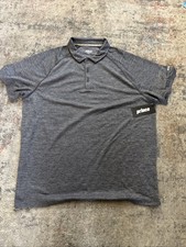 NWT Prince Tennis Men  s Match Polo 2.0 Raglan Sz XXL - Gray - 35