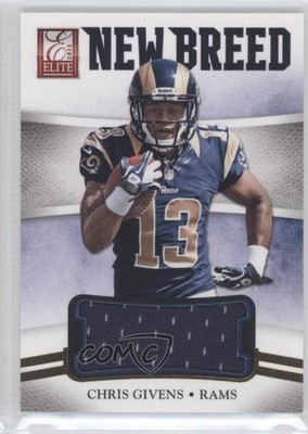 2012 Elite New Breed Jerseys 9/399 Chris Givens #34 4p7