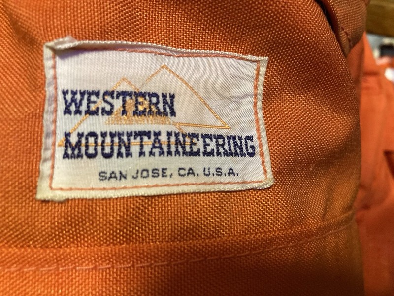 Western Mountaineering Vintage Dog Pack Saddlebag Orange