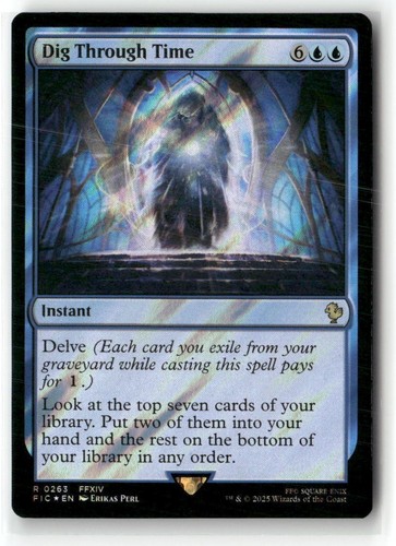 Dig Through Time (Surge Foil) Commander : Final Fantasy Foil