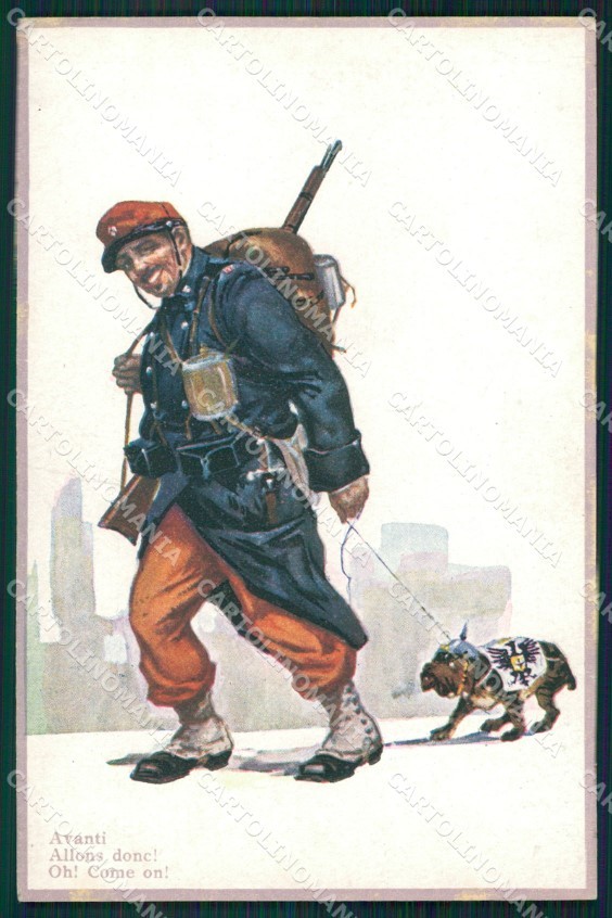 Codognato Propaganda WWI serie militare 235 cartolina cartolina QT6586