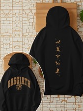 Women'S Fourth Wing Double-Sided Hoodie - Long Sleeve Pullover with Front  Back