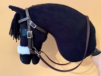 Hannoveranische Hobby Horse Trense In Braun Inkl. Gebiss Und ZüGel