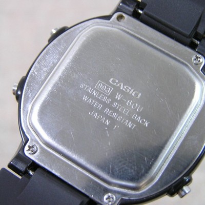 Super Rare!] Retro CASIO Watch W-60U World Time 80s Digital