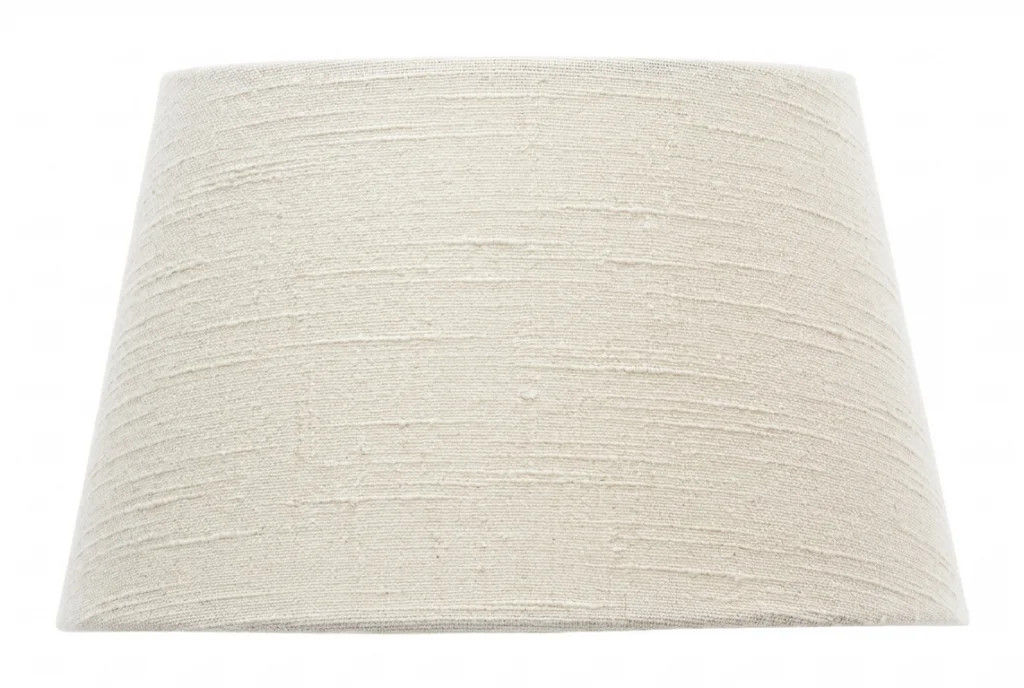 Lampshade Beige 6"" Cotton Linen Tapered Drum 150mm Oaks Lighting L901/6 CO
