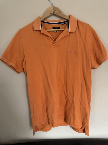 Superdry Poloshirt L Orange Trendfarbe Sommer - Bild 1 von 5