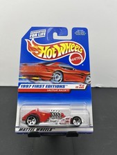 Hot Wheels 1997 Mainline First Editions Saltflat Racer Red Collector #520