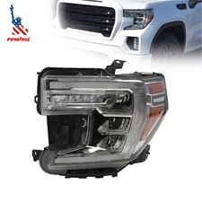 For 2019-2022 GMC Sierra 1500 Full LED Left Driver Side Headlight Assembly LH