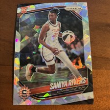 2025 Panini Prizm WNBA - Saniya Rivers #131 Ice Prizm (RC)