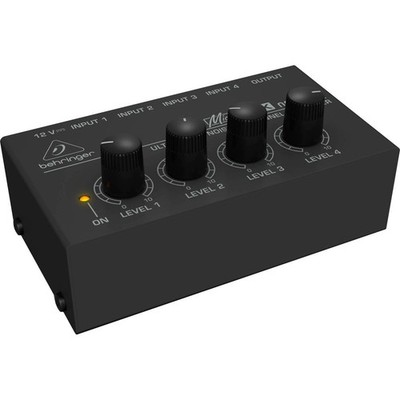 Behringer Micromix MX400 Ultra Low-Noise 4-Channel Line Mixer, 4.7 kOhms Input I