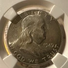 1949 s 50c AU 58 Benjamin Franklin