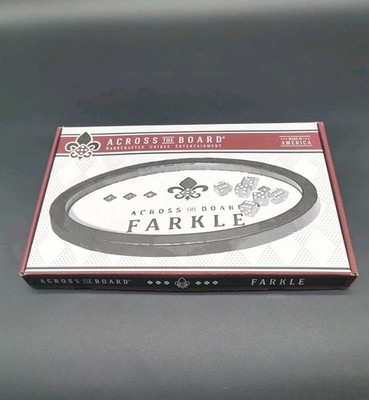 Across The Board Farkle Handgefertigtes Würfelspiel Made In America Neu