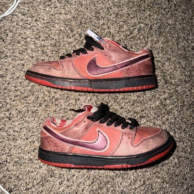 nike sb dunk low red lobster mens size 7