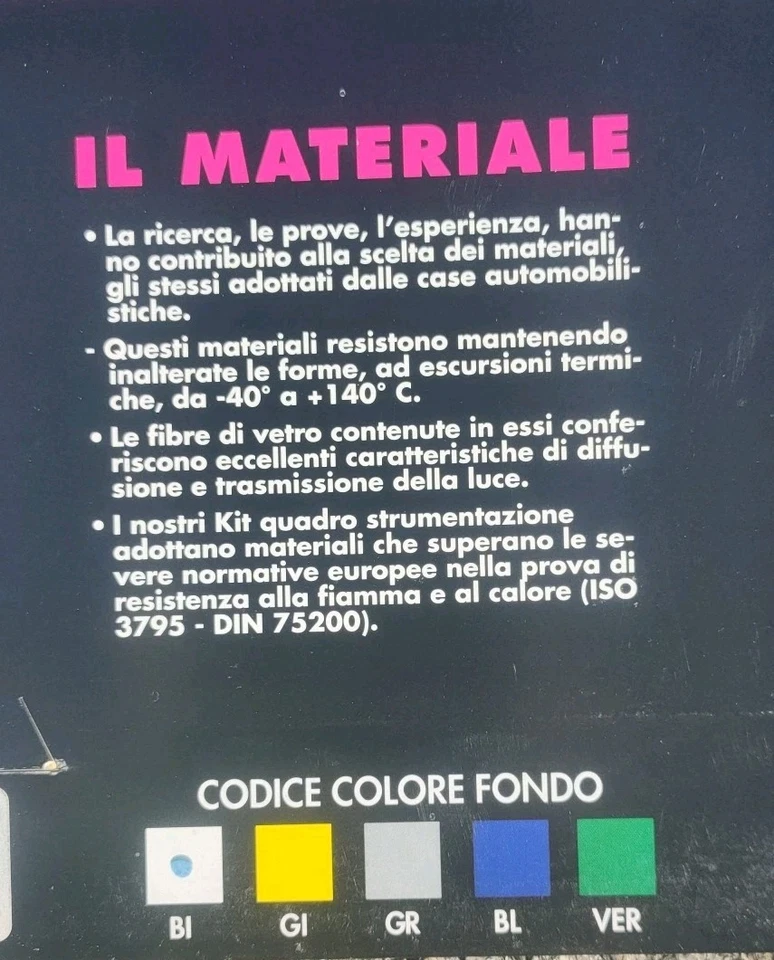 Lancia Delta Integrale Fondini Strumenti Contakm Bianchi Rossi Made Italy Altri Foto 4 de 4