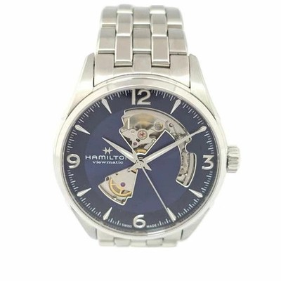 HAMILTON Jazzmaster Open Heart H327050 Herrenuhr gebraucht #51219