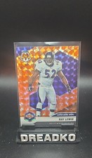 2021 Panini Mosaic - Super Bowl MVPs Ray Lewis #290 Mosaic Reactive Orange Prizm