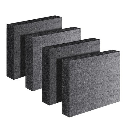 4 Pcs Polyurethane High Density Black Foam Board Sheet Insert Pads 16x12x2in