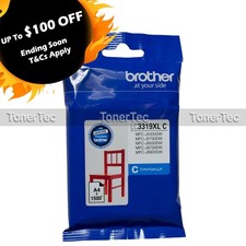 Brother Genuine LC3319XL-C CYAN HY Ink->MFC-J6930DW/J6730DW/J6530DW/J5730DW 1.5K