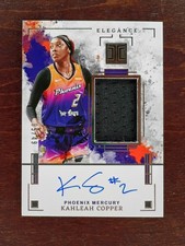 2025 Panini Impeccable WNBA Kahleah Copper Elegance Jersey AUTO #/49