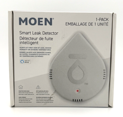 #ad Moen Smart Leak Detector 1 Pack Water Sensor Alarm WiFi 920 004 New $29.99
