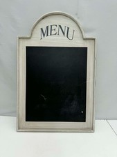 Shabby Chic MENU Chalkboard Sign Wall Mounted Rustic Kitchen Cafe Blackboard