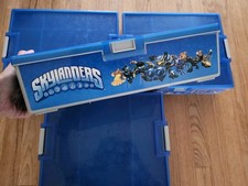 Skylanders Collector Display Storage Chest Blue Case Box