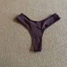 Skims Garnet Cotton Dipped Thong, Size 2X New