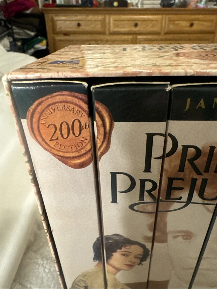 NEW BBC Pride and Prejudice (Mini-Series) (VHS, 1996, 6-Tape Set) Colin Firth - Image 3 of 4