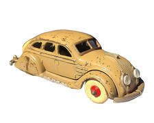 antique cast iron toy HUBLEY CHRYSLER AIRFLOW UNMOLESTED NO RESERVE