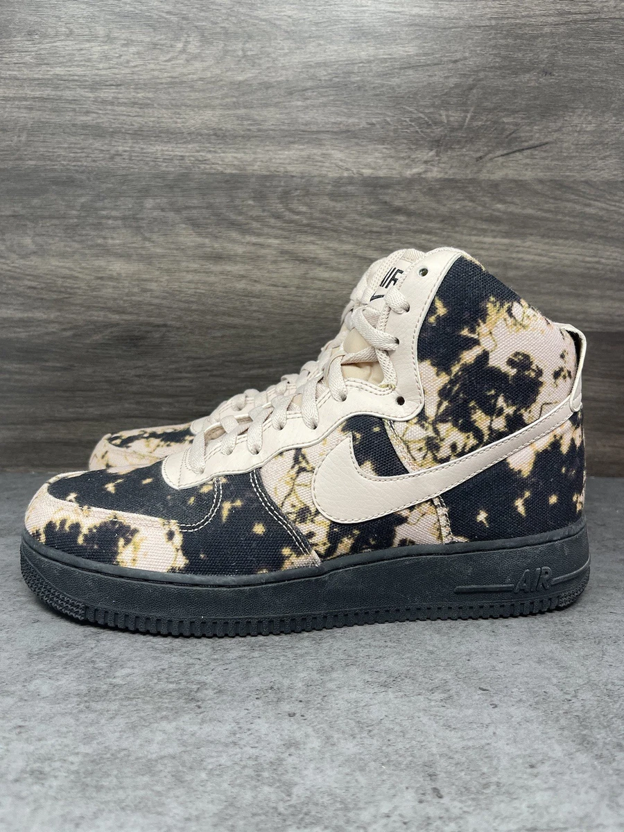 Nike Air Force 1 High Acid Wash Sneakers Mens Size 9 Black Pink Lot AR1954-001 Nike Air Force 1 High Acid Wash Print 2018 - AR1954-001 for  main image 3