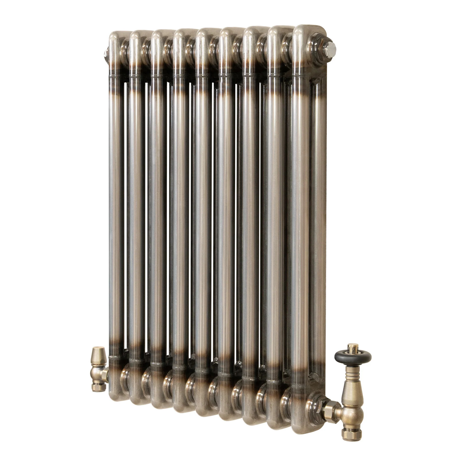 Traditional 2 Column Radiator 600mm x 425mm & TRV Valves Modern