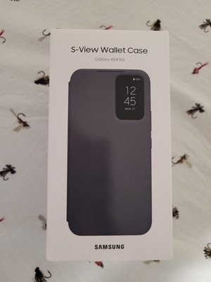 New Original Samsung Smart View Wallet Case for Galaxy A54 5G - Black