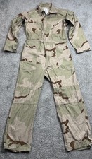 U.S. Army DCU Mechanics Coveralls Jumpsuit Desert Camouflage Size Medium
