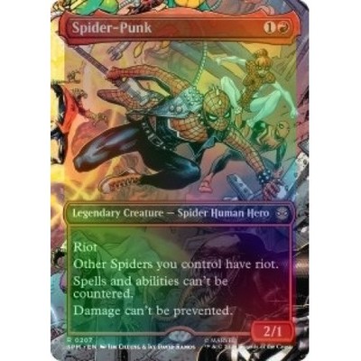 FOIL SPIDER-PUNK (BORDERLESS) (207) Marvel's Spider-man SPM Magic