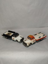 Vtg SSS Japan Tin Friction Truck Resto. Lot Tow Lumber, Friction Works In Both