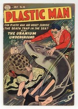 Plastic Man  36 VG FN 5.0 1952